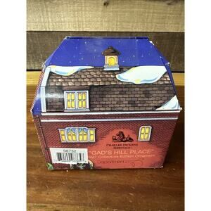 Dept. 56 Gad's Hill Place 1997 Charles Dickens Heritage Christmas Ornament-box